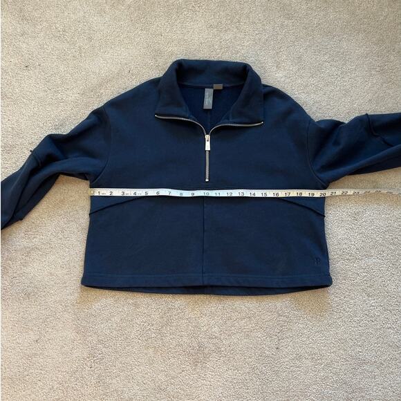 Sweaty Betty Women's Revive Lounge Half Zip Pullover Sweatshirt Size 4 Navy - Picture 7 of 8